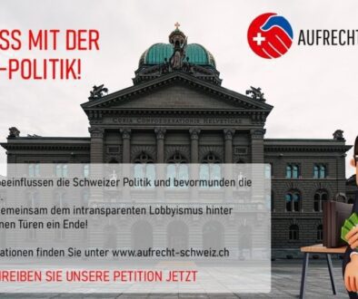 Schluss mit Lobbypolitik, Aufrecht Schweiz Petition